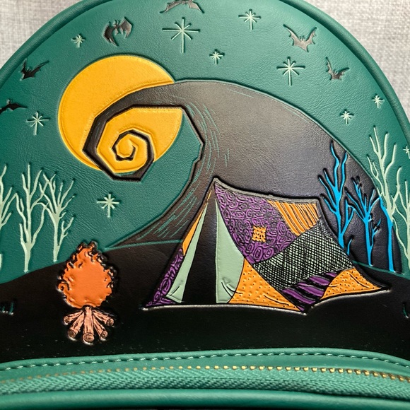 Her Universe Disney Camp Nightmare Before Christmas Bag Backpack Jack And Sally - Picture 3 of 12